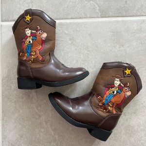 Disney Pixar Woody Cowboy Boots with Toy Story Design